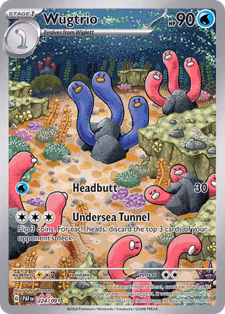 Wugtrio 224/91 Pokemon card