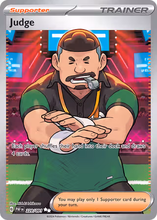 Judge 228/91 Pokemon card