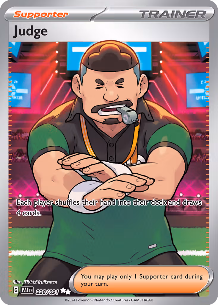 Judge 228/91 Pokemon card
