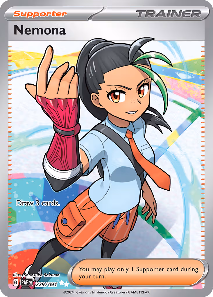 Nemona 229/91 Pokemon card