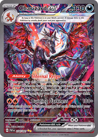 Charizard ex 234/91 Pokemon card