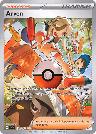 Arven 235/91 Pokemon card