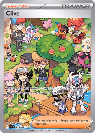 Clive 236/91 Pokemon card
