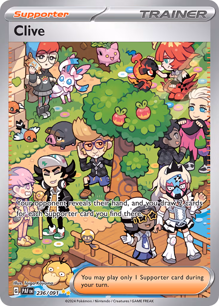 Clive 236/91 Pokemon card