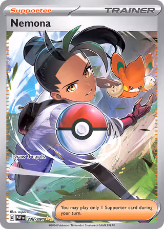 Nemona 238/91 Pokemon card