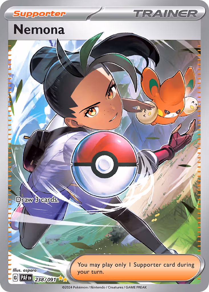 Nemona 238/91 Pokemon card