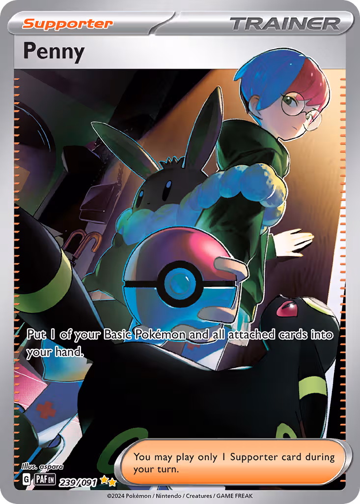 Penny 239/91 Pokemon card