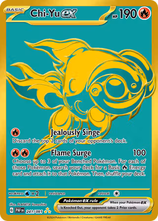 Chi-Yu ex 241/91 Pokemon card