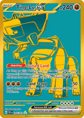 Ting-Lu ex 244/91 Pokemon card