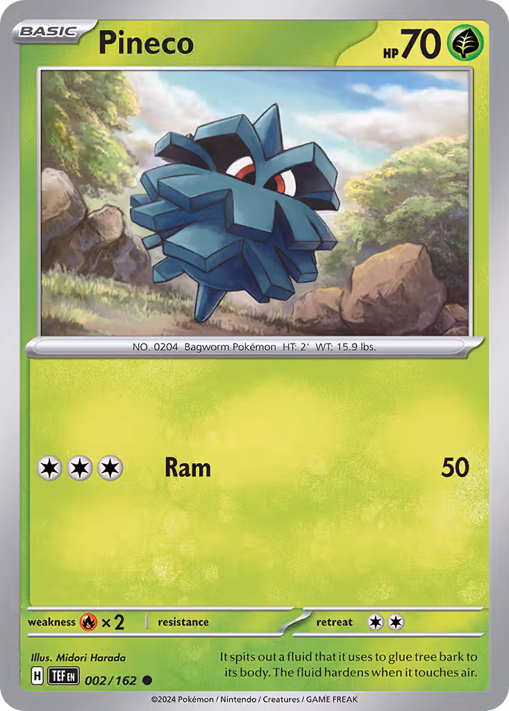 Pineco 2/162 Pokemon card