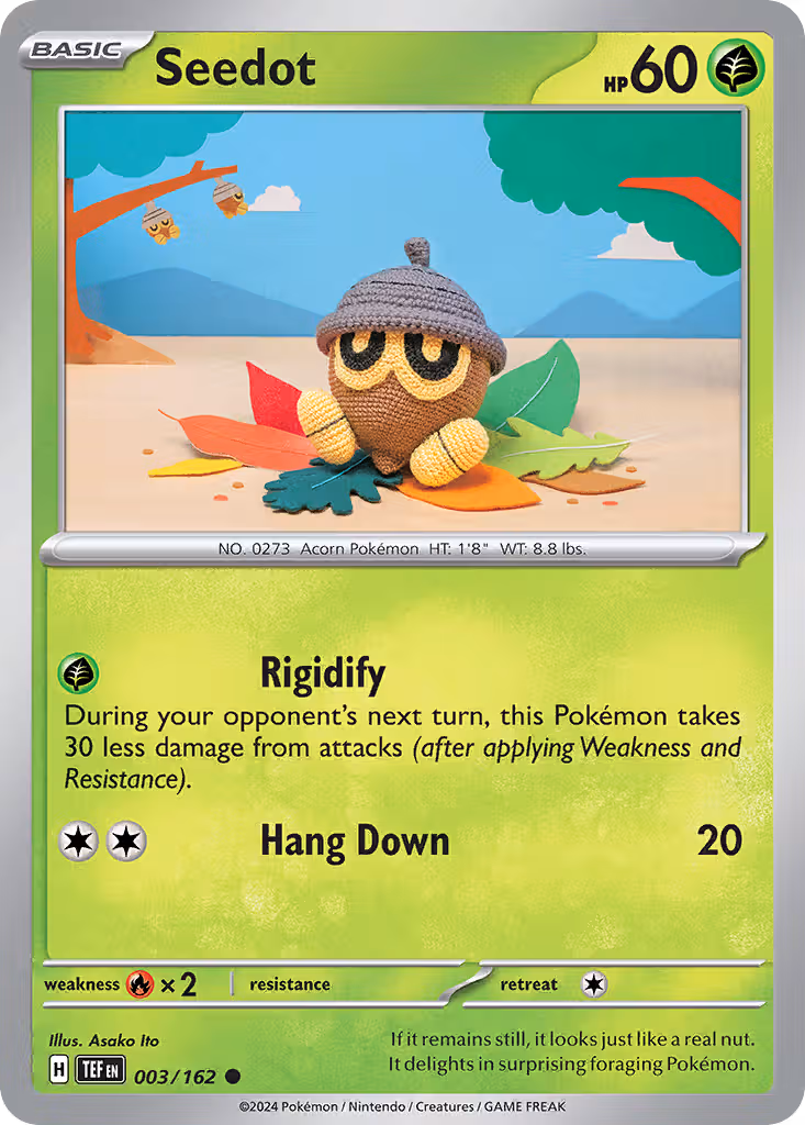 Seedot 3/162 Pokemon card