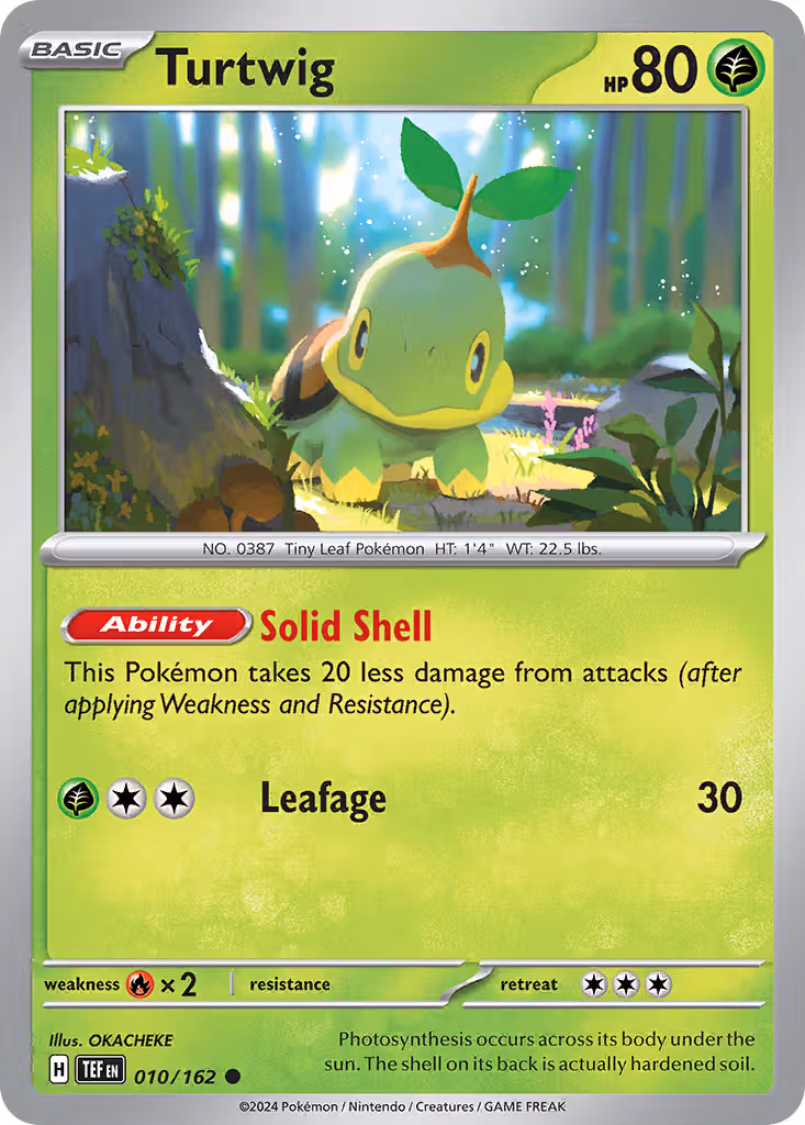 Turtwig 10/162 Pokemon card