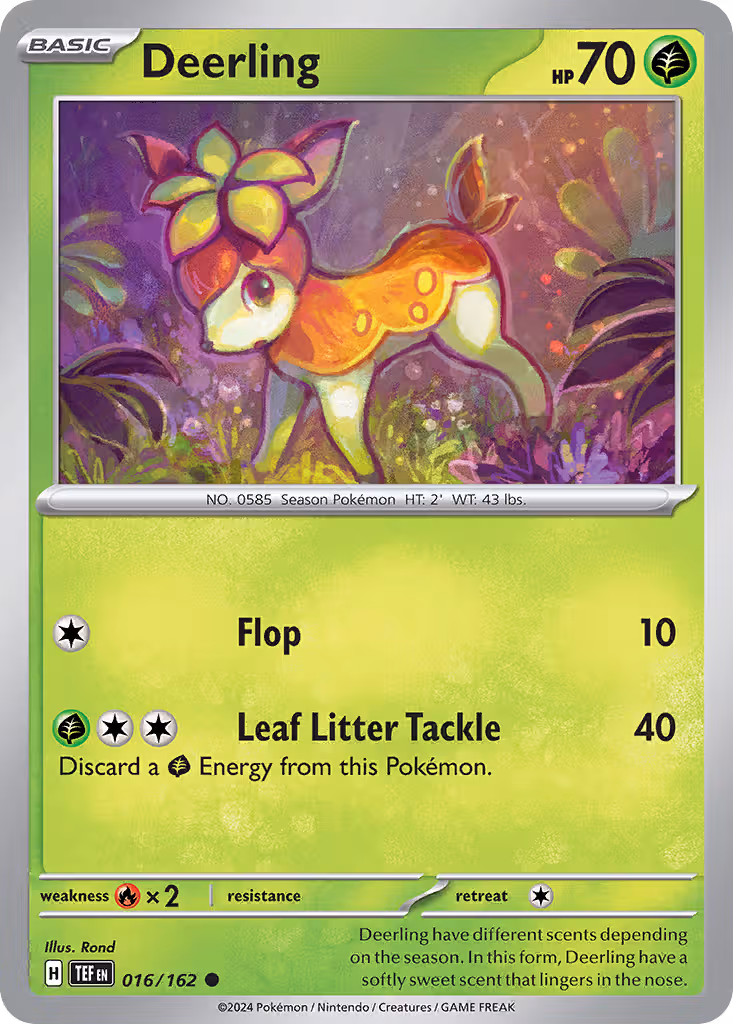Deerling 16/162 Pokemon card
