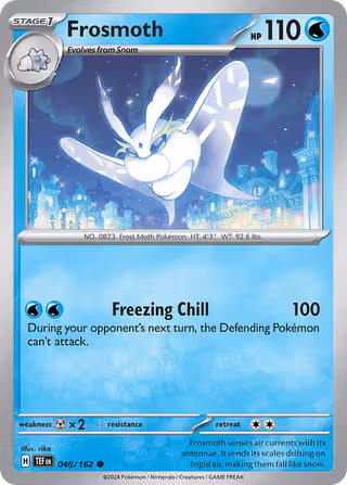 Frosmoth 46/162 Pokemon card