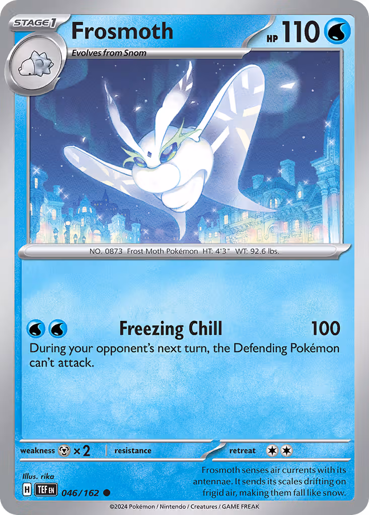 Frosmoth 46/162 Pokemon card