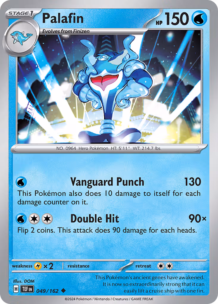 Palafin 49/162 Pokemon card