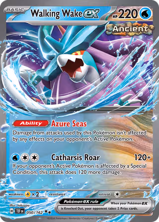 Walking Wake ex 50/162 Pokemon card