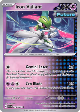 Iron Valiant 79/162 Pokemon card
