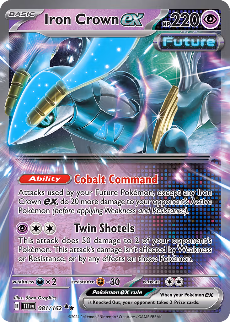 Iron Crown ex 81/162 Pokemon card