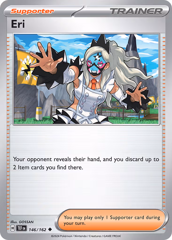 Eri 146/162 Pokemon card