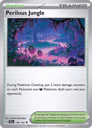 Perilous Jungle 156/162 Pokemon card
