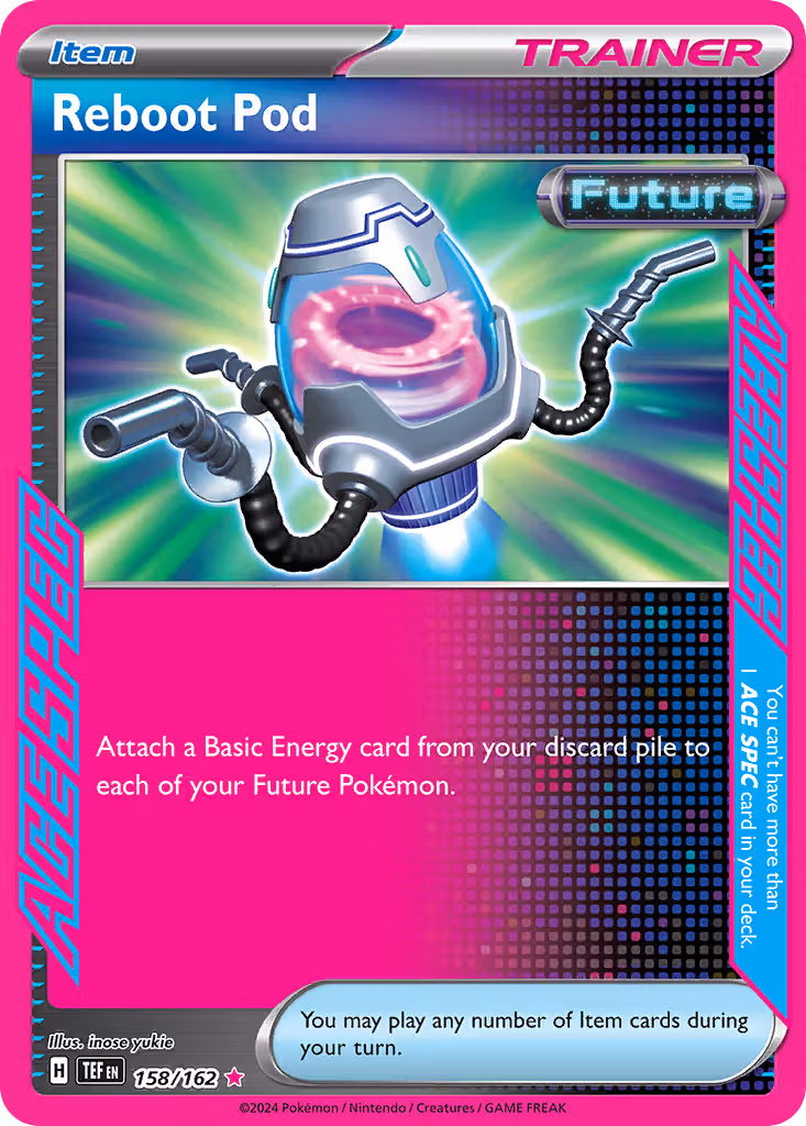 Reboot Pod 158/162 Pokemon card