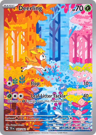 Deerling 165/162 Pokemon card