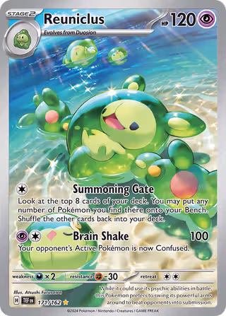 Reuniclus 171/162 Pokemon card