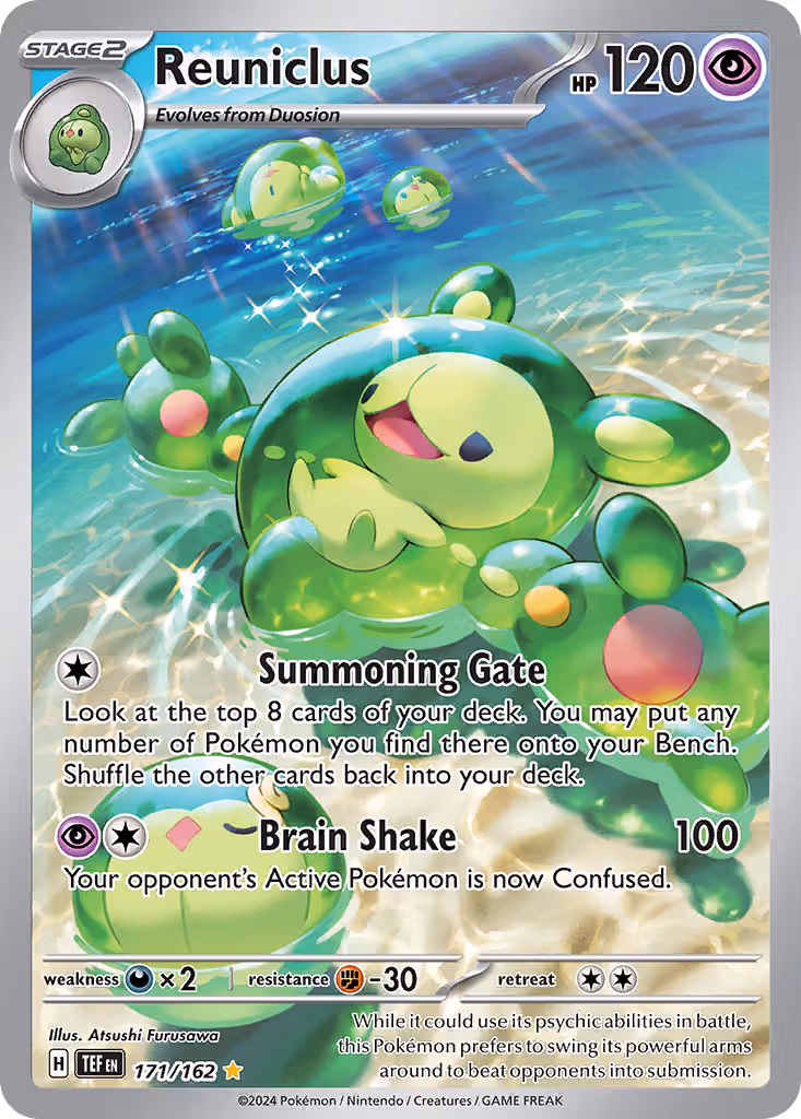 Reuniclus 171/162 Pokemon card