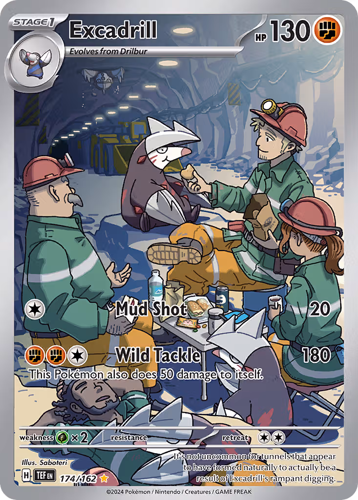 Excadrill 174/162 Pokemon card