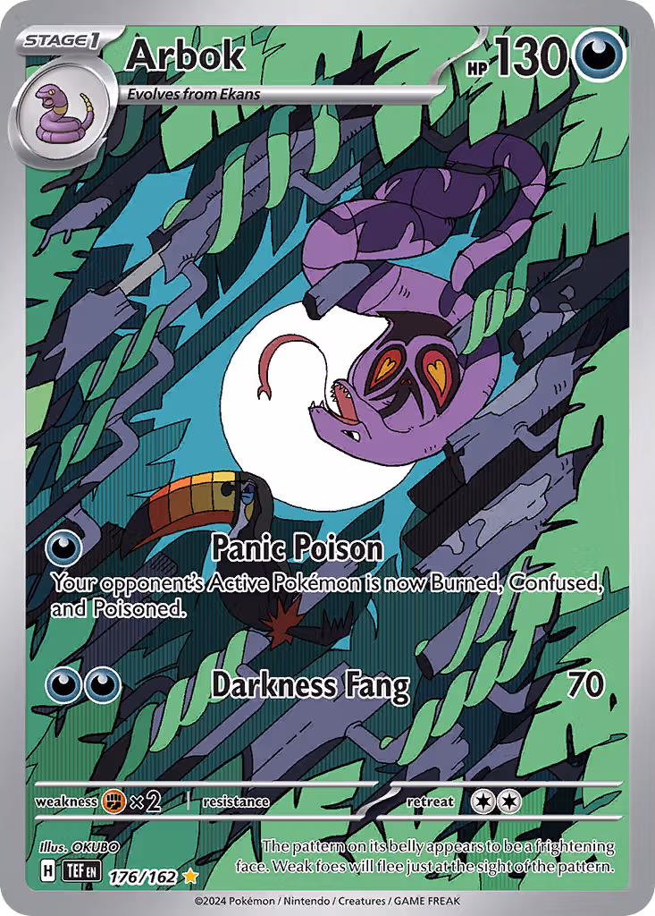 Arbok 176/162 Pokemon card