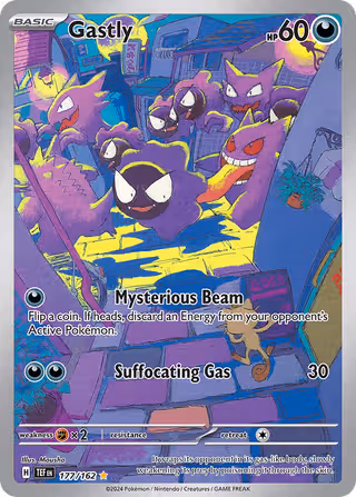 Gastly 177/162 Pokemon card