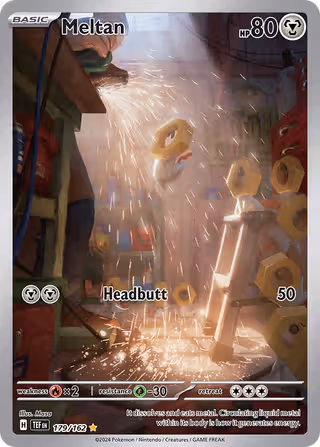 Meltan 179/162 Pokemon card