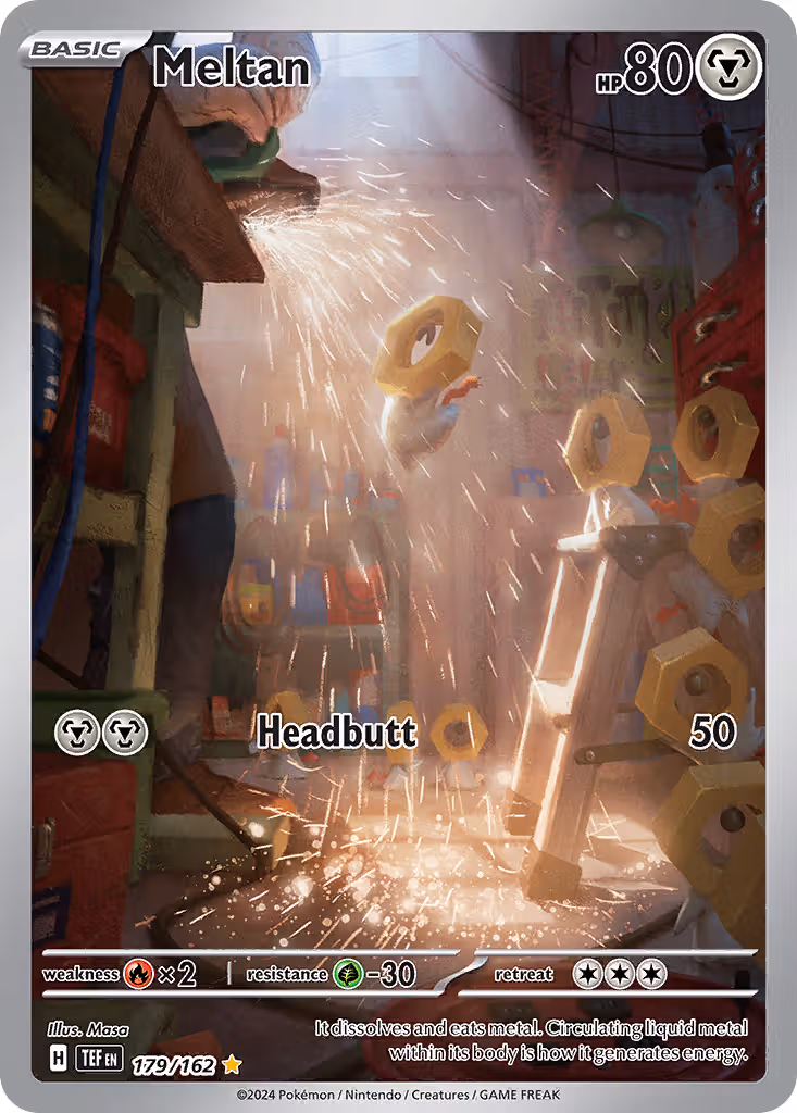 Meltan 179/162 Pokemon card