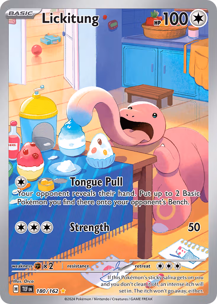 Lickitung 180/162 Pokemon card
