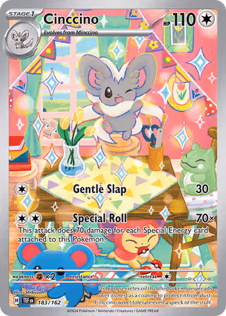Cinccino 183/162 Pokemon card