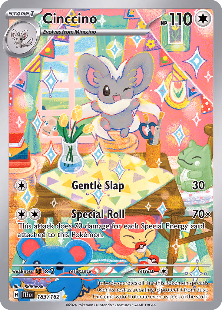 Cinccino 183/162 Pokemon card