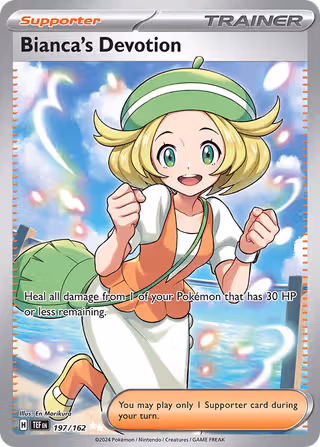 Bianca's Devotion 197/162 Pokemon card