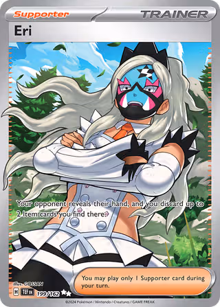 Eri 199/162 Pokemon card