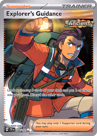 Explorer's Guidance 200/162 Pokemon card