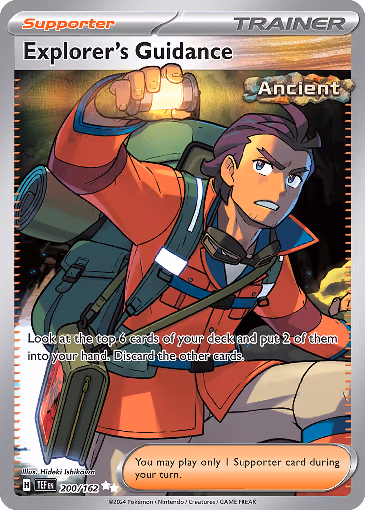 Explorer's Guidance 200/162 Pokemon card