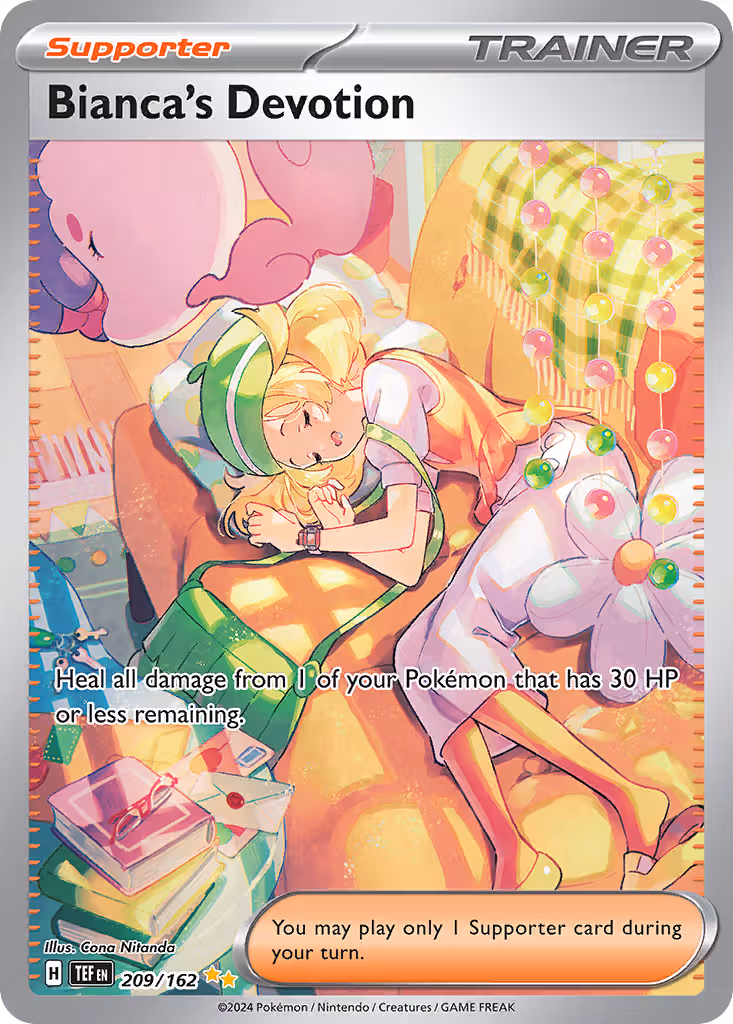 Bianca's Devotion 209/162 Pokemon card