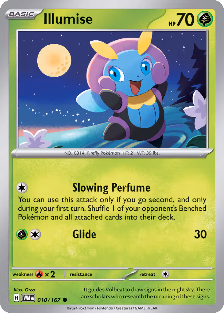 Illumise 10/167 Pokemon card