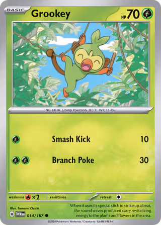 Grookey 14/167 Pokemon card