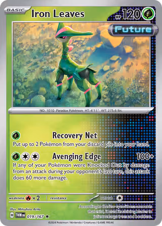 Iron Leaves 19/167 Pokemon card