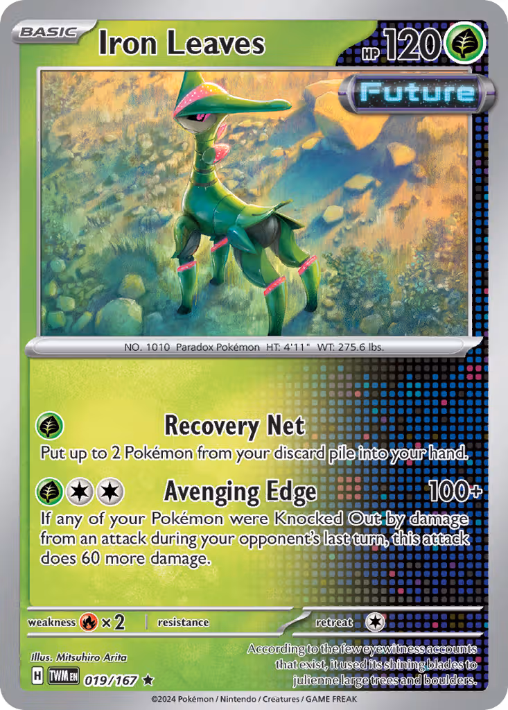 Iron Leaves 19/167 Pokemon card