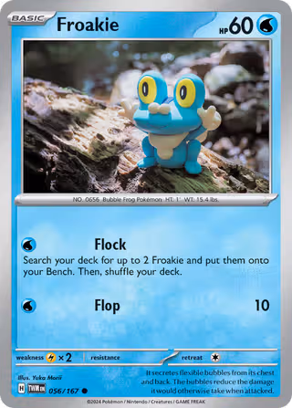 Froakie 56/167 Pokemon card