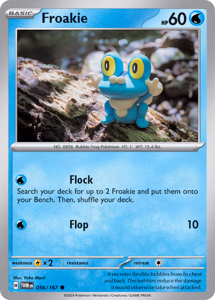 Froakie 56/167 Pokemon card