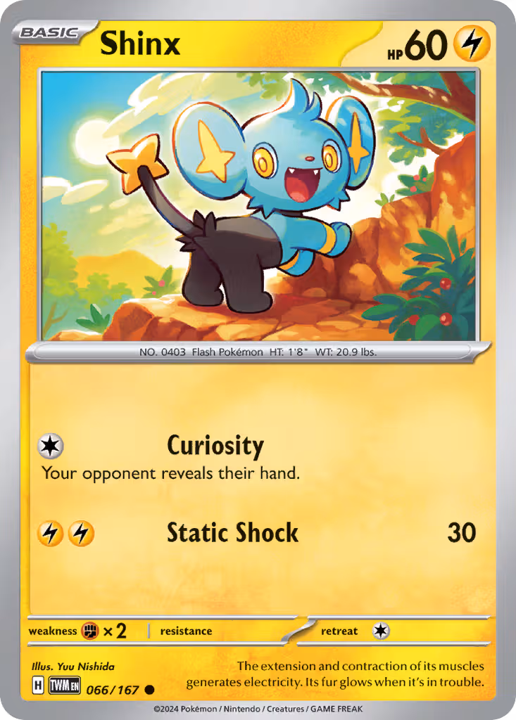 Shinx 66/167 Pokemon card
