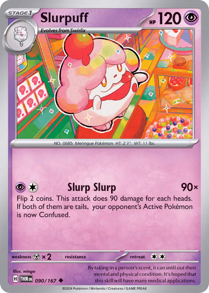Slurpuff 90/167 Pokemon card